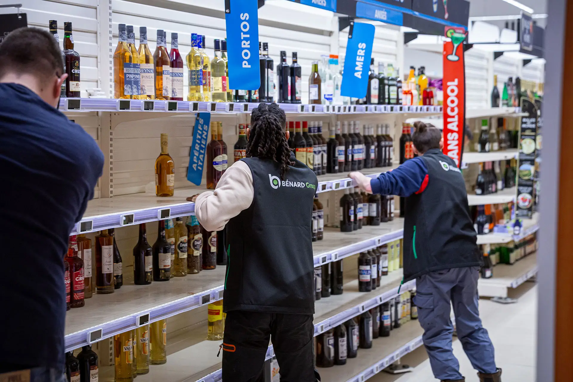 Merchandising, montage &amp; déplacement de gondoles